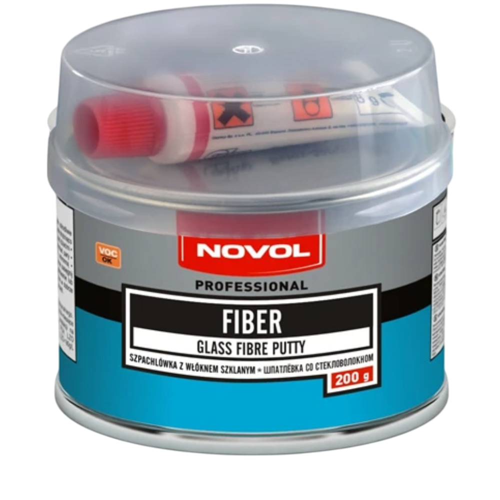 Шпатлевка Novol Fiber со стекловолокном 200г