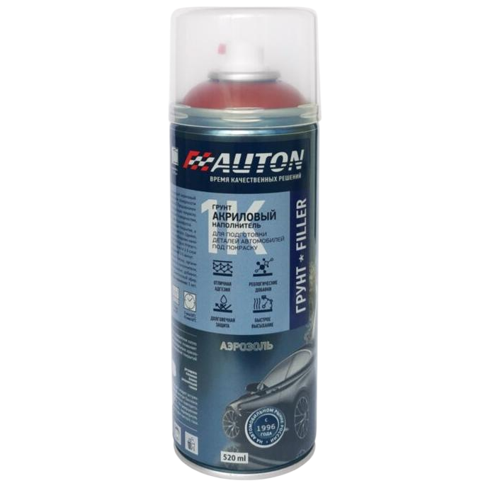 AUTON 1К ACRYL FILLER Грунт акриловый красно-коричневый 520мл