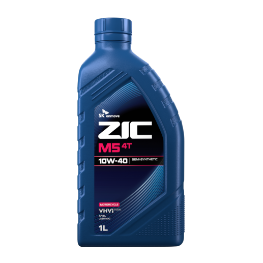 ZIC M5 4T 10W-40 полусинтетическое моторное масло 1л