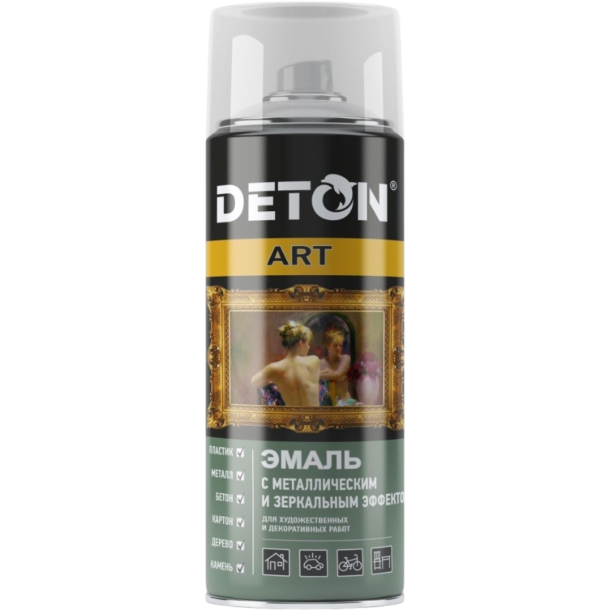 Deton ART Аэрозоль металлик Золотой декор 520мл
