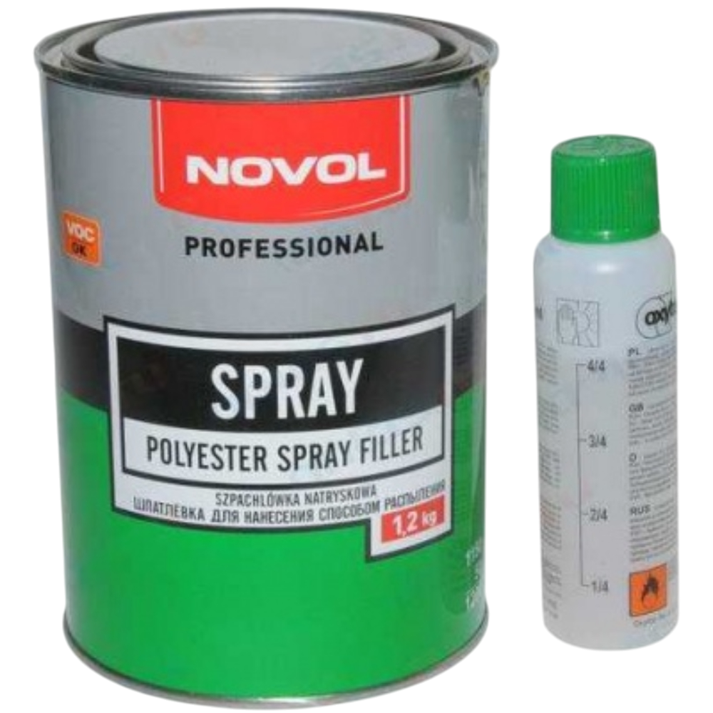 Novol Шпатлевка полиэфирная "Spray" жидкая 1,2кг
