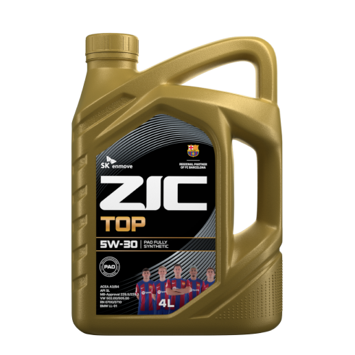 ZIC TOP 5W-30 синтетическое моторное масло 4л