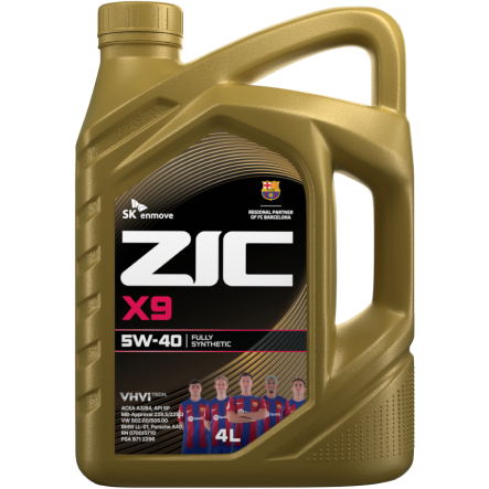 ZIC X9 5W-40 SP синтетическое моторное масло 4л