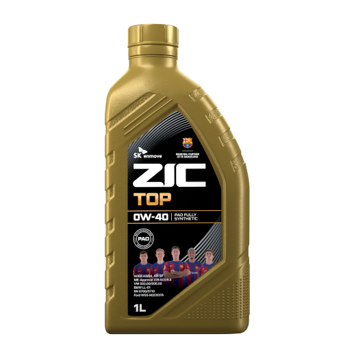 ZIC TOP 0W-40 синтетическое моторное масло 1л