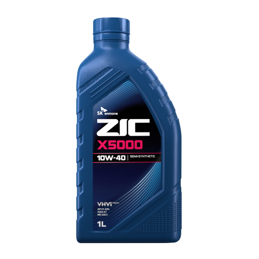 ZIC X5000 10W-40 полусинтетическое моторное масло 1л