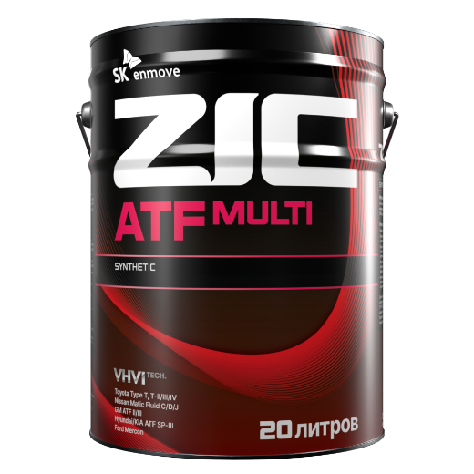 ZIC ATF MULTI синтетическое трансмиссионное масло 20л