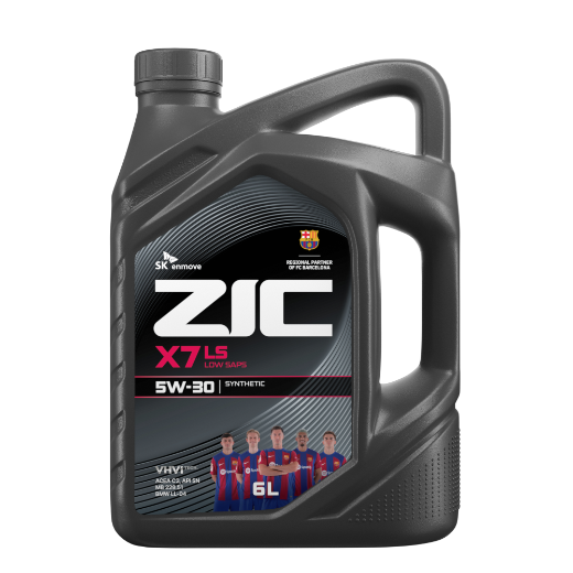 ZIC X7 LS 5W-30 6 л 172619 — Синтетическое моторное масло
