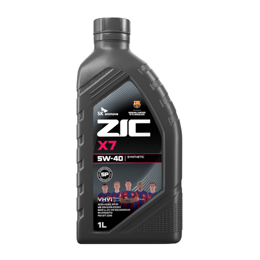 ZIC X7 5W-40 синтетическое моторное масло 1л
