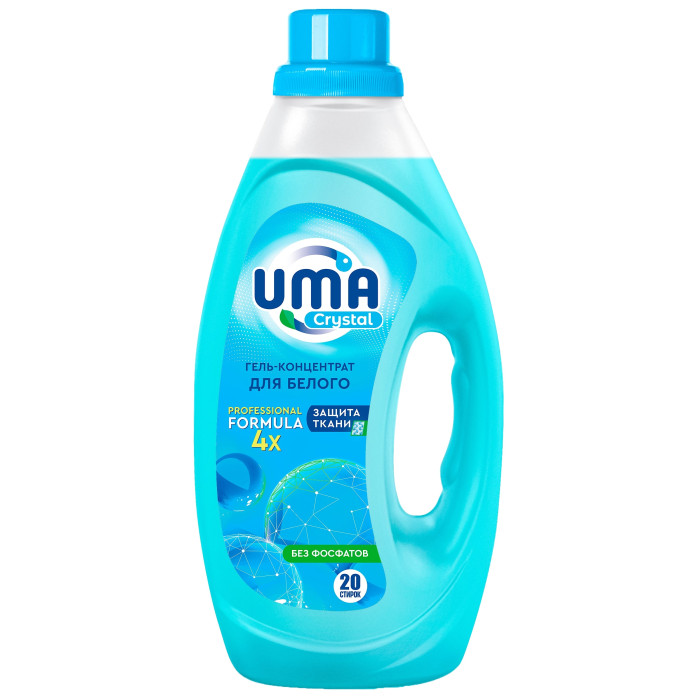 Гель для стирки UMA Crystal, 1л