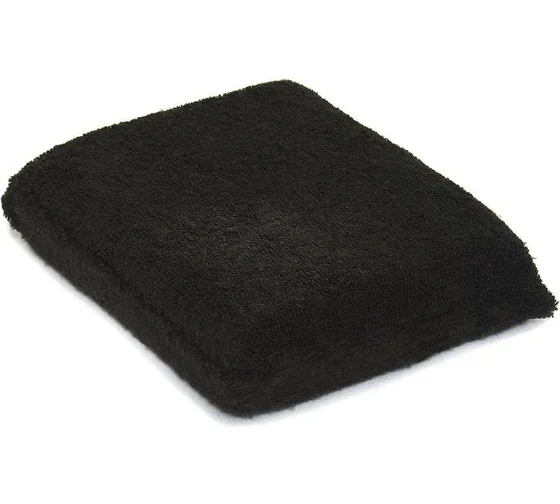 Аппликатор обтянутый микрофиброй для детейлинга интерьера  wax applicator black5"х3,75