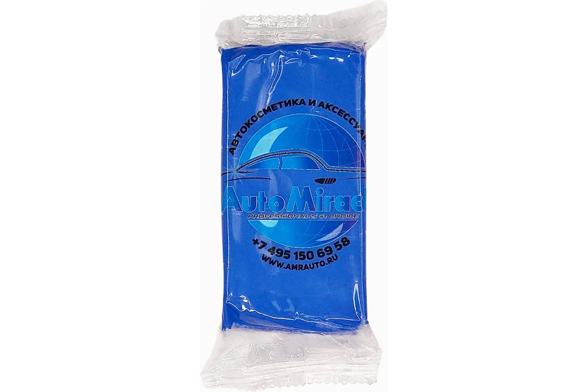 Fox chemie глина малоабразивная, синяя 100 гр clay bar