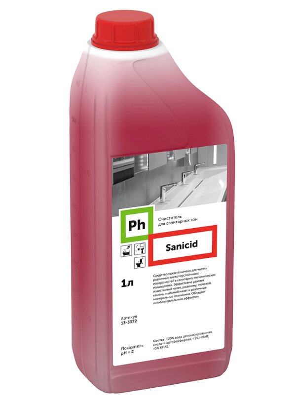 Ph Sanicid Очиститель для санитарных зон 1л *6