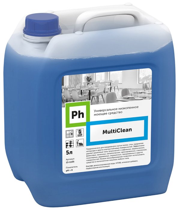 Универсальное низкопенное моющее средство Ph Multiclean 5 л *1