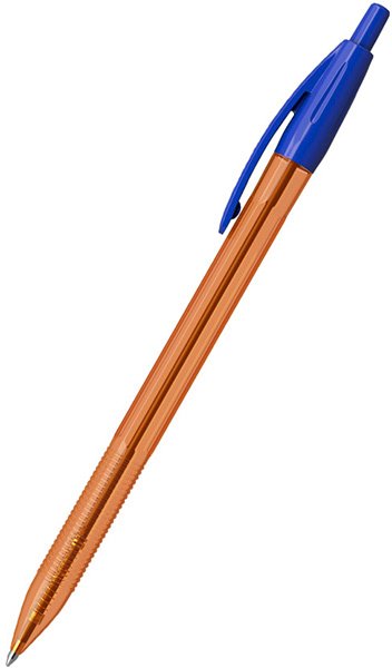 Ручка шариковая автоматическая ErichKrause R-301 Amber синяя, толщина линии 0,35мм *50/400/3200