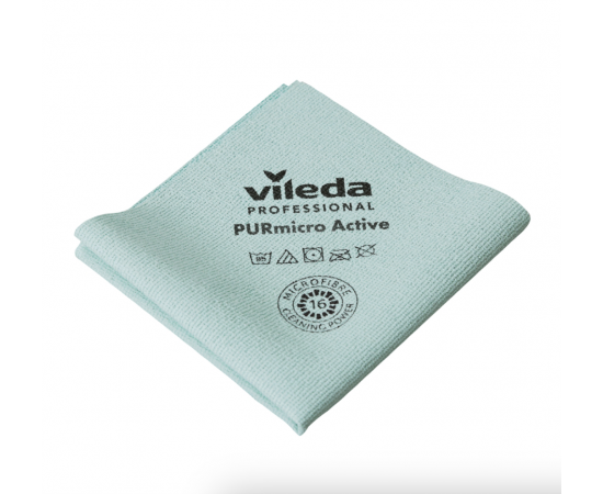 Vileda: Салфетка ПУРмикроАктив 35*38 зеленый, шт