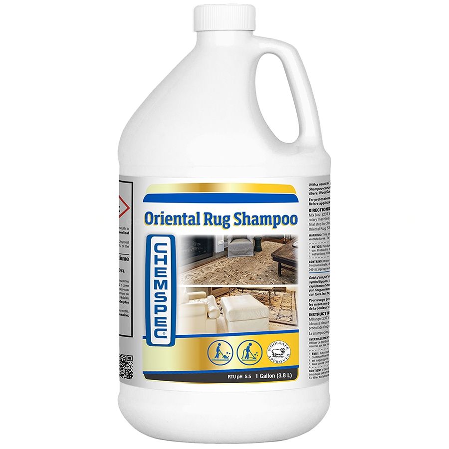 Chemspec: Oriental Rug Shampoo 3,78л высокопенный щадящий шампунь для цветных ковров, шт