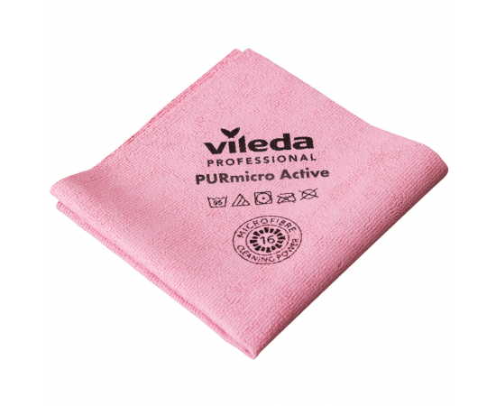 Vileda: Салфетка ПУРмикроАктив 35*38 красный, шт