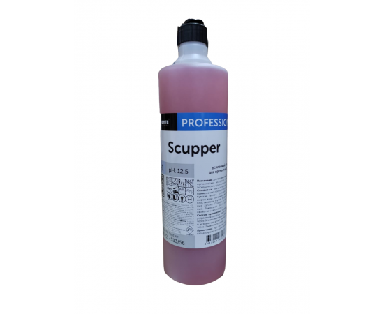 Pro-Brite: Scupper 1л/10шт Усиленный гель для прочистки труб, шт