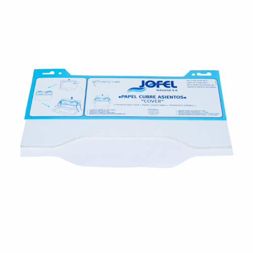 Jofel: Покрытия бумажные на сиденье унитаза, для диспенсера 125лст/упак, упак