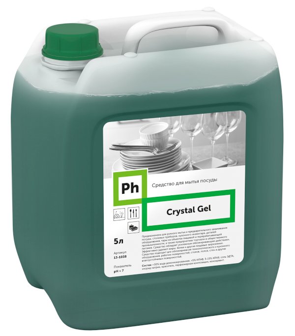 Ph Crystal Gel Средство для мытья посуды ГЕЛЬ 5 л *1