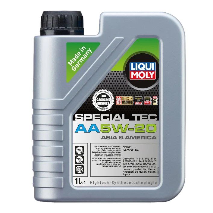 Масло моторное синтетическое LIQUI MOLY Special Tec AA SAE 5W20 SP/GF-6A 1л