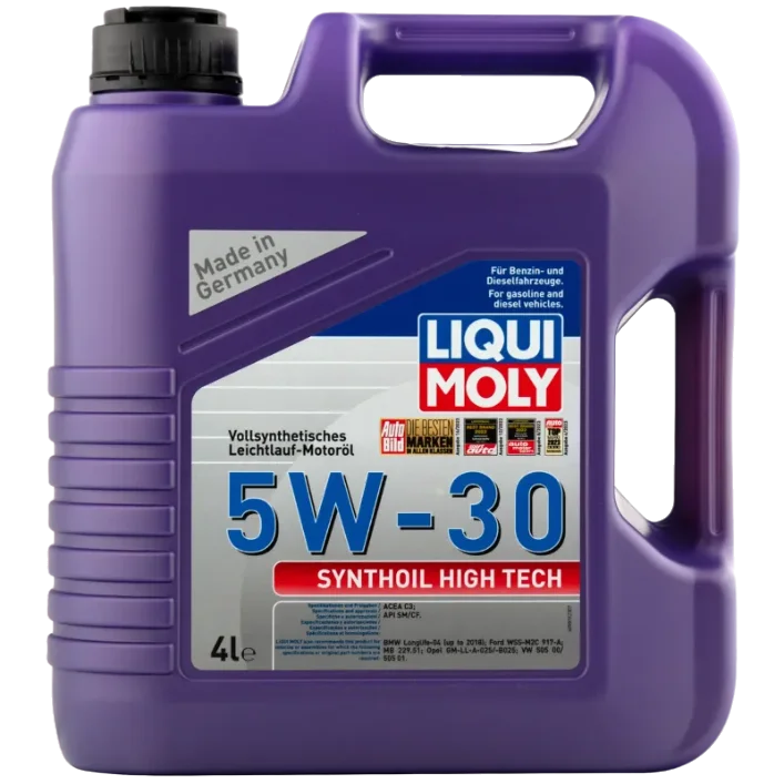 Масло моторное синтетическое LIQUI MOLY Synthoil High Tech SAE 5W30 API SM/CF C3 4л