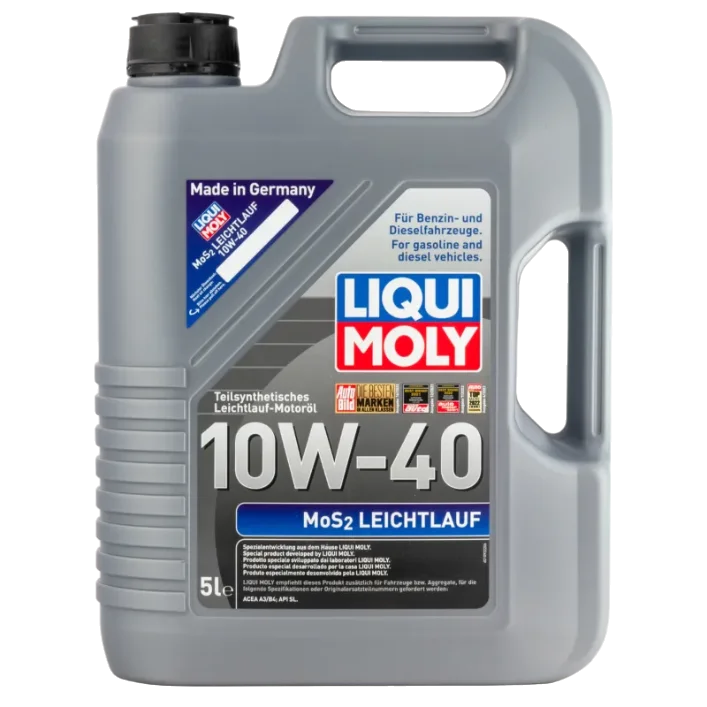 Масло моторное полусинтетическое LM MoS2 Leichtiauf SAE10W40 (Молибден) API SJ/CF/EC 5л