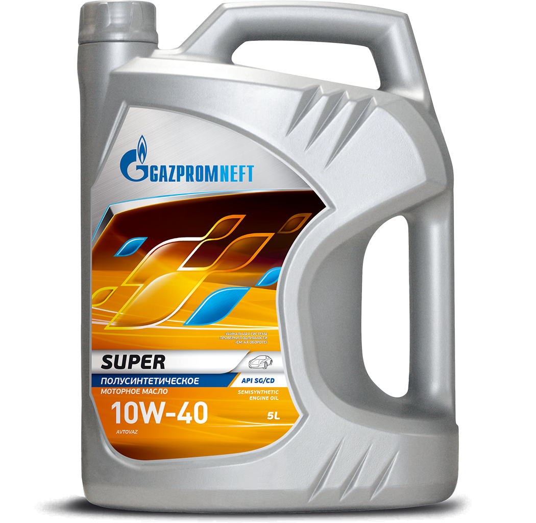 Масло моторное Gazpromneft Super 10W-40 API SG/CD 5л