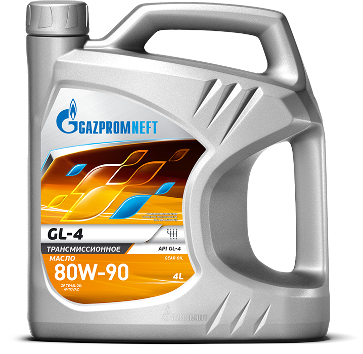 Масло трансмиссионное Gazpromneft 80W-90 API GL 4 4л