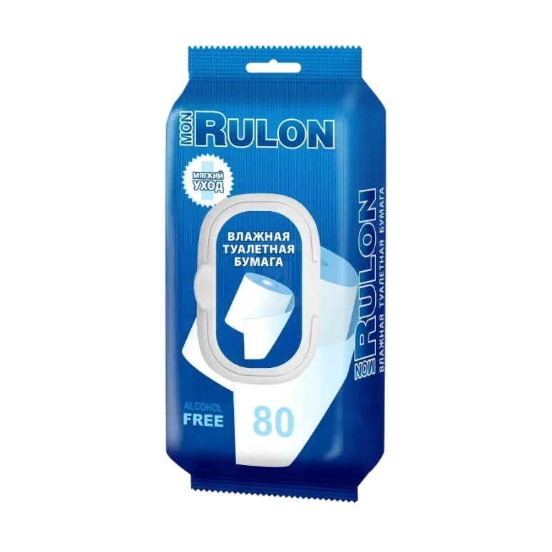 Mon Rulon № 80 влажная туалетная бумага 80 шт