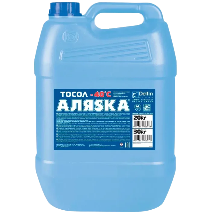 Охлаждающая жидкость Тосол Аляска 20кг
