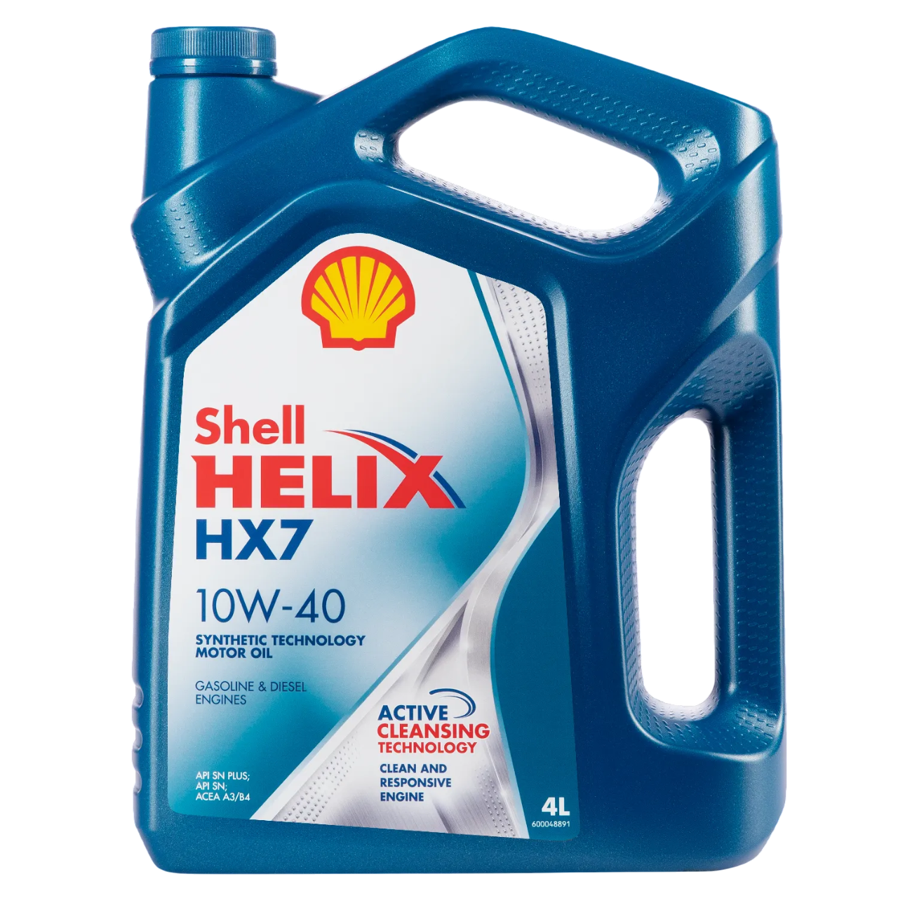 Масло моторное полусинтетическое SHELL Неlliх НX-7 10W40 4л
