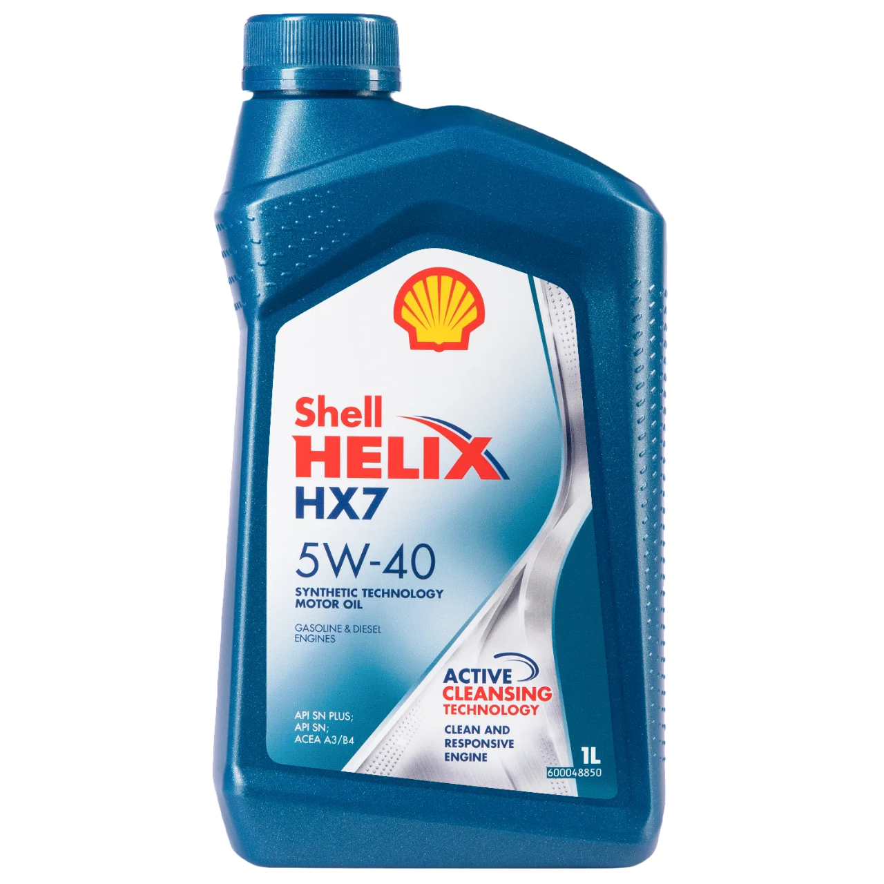 Масло моторное полусинтетическое Shell HX-7 SAE 5W40 API SM/CF ЕС 1л