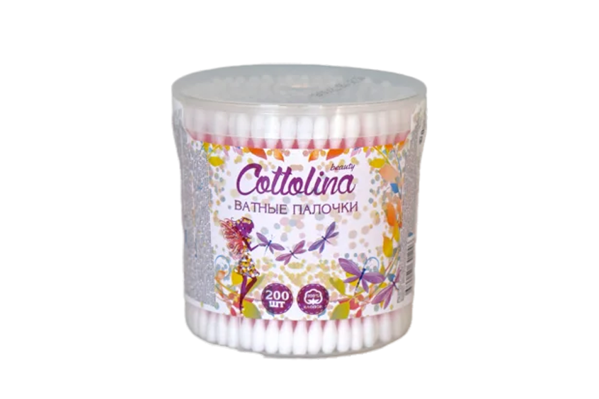 Ватные палочки (в банке) Cottolina 200 шт/упк