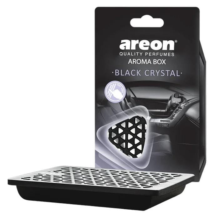 Ароматизатор AREON "AROMA BOX" BLACK CRYSTAL черный кристалл