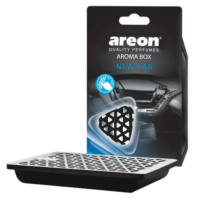 Ароматизатор AREON "AROMA BOX" NEW CAR новая машина