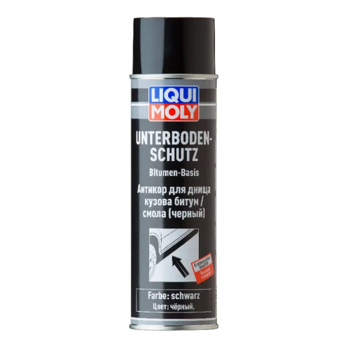 8056 LIQUY MOLY Unterboden-Schutz Bitumen schwarz 0,5 л — Антикор для днища кузова битум/смола (чёрный)