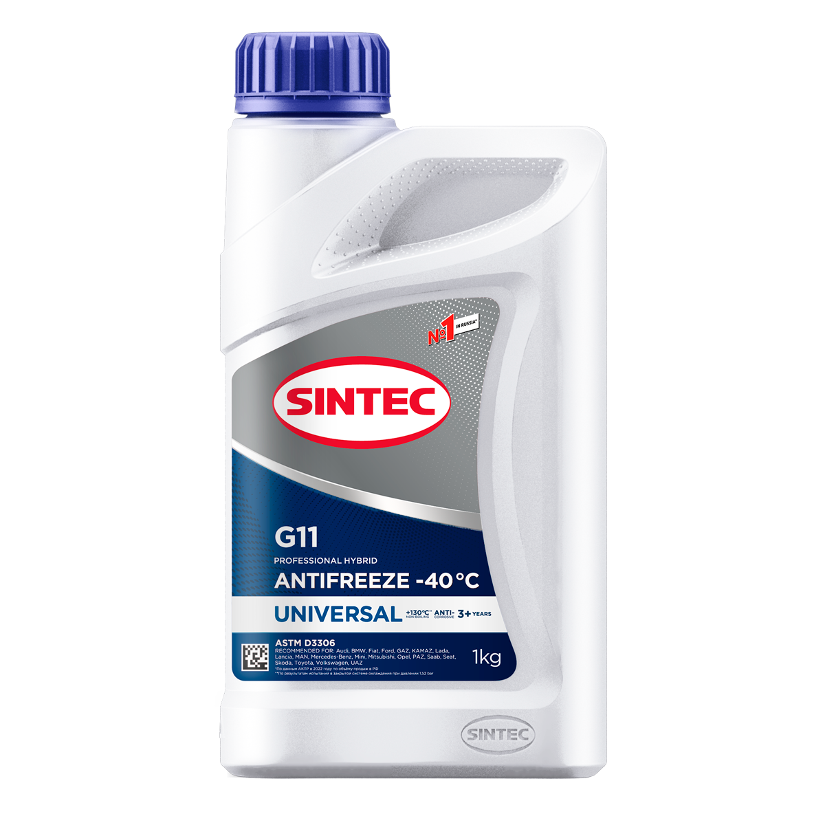 Sintec Aнтифриз Universal G11 синий 1кг