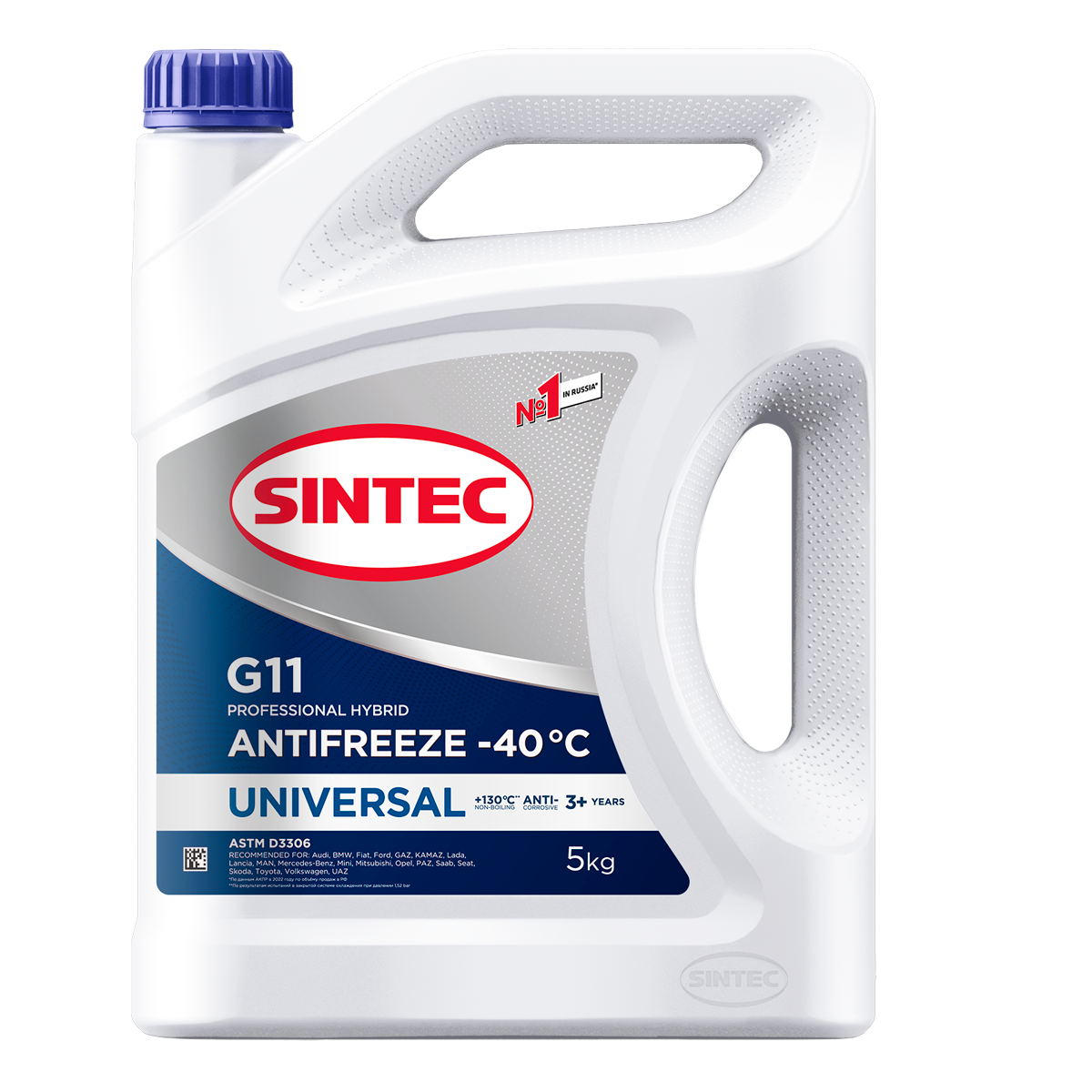 Sintec Aнтифриз Universal G11 синий 5кг