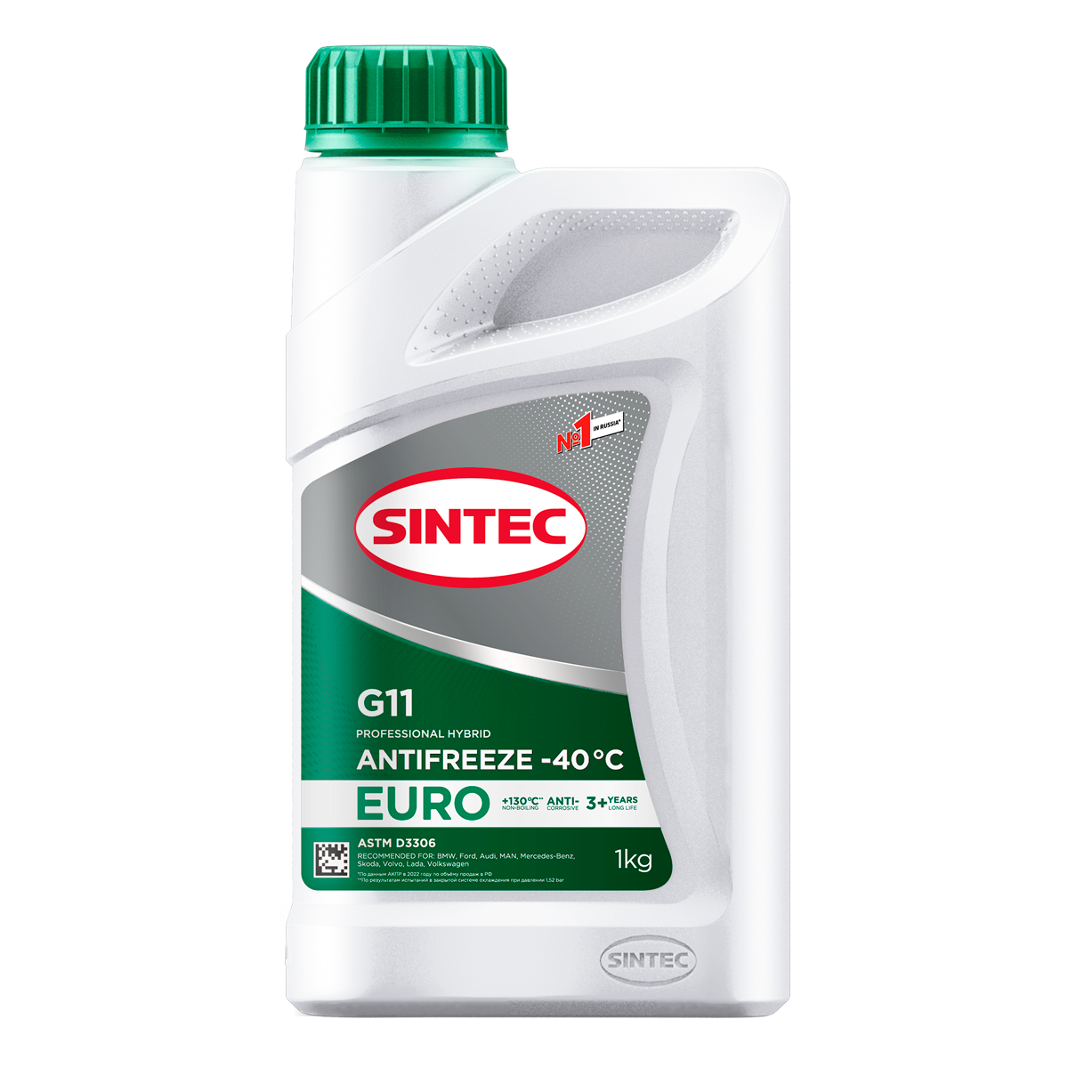 Sintec Aнтифриз Еuro G11 зеленый 1кг