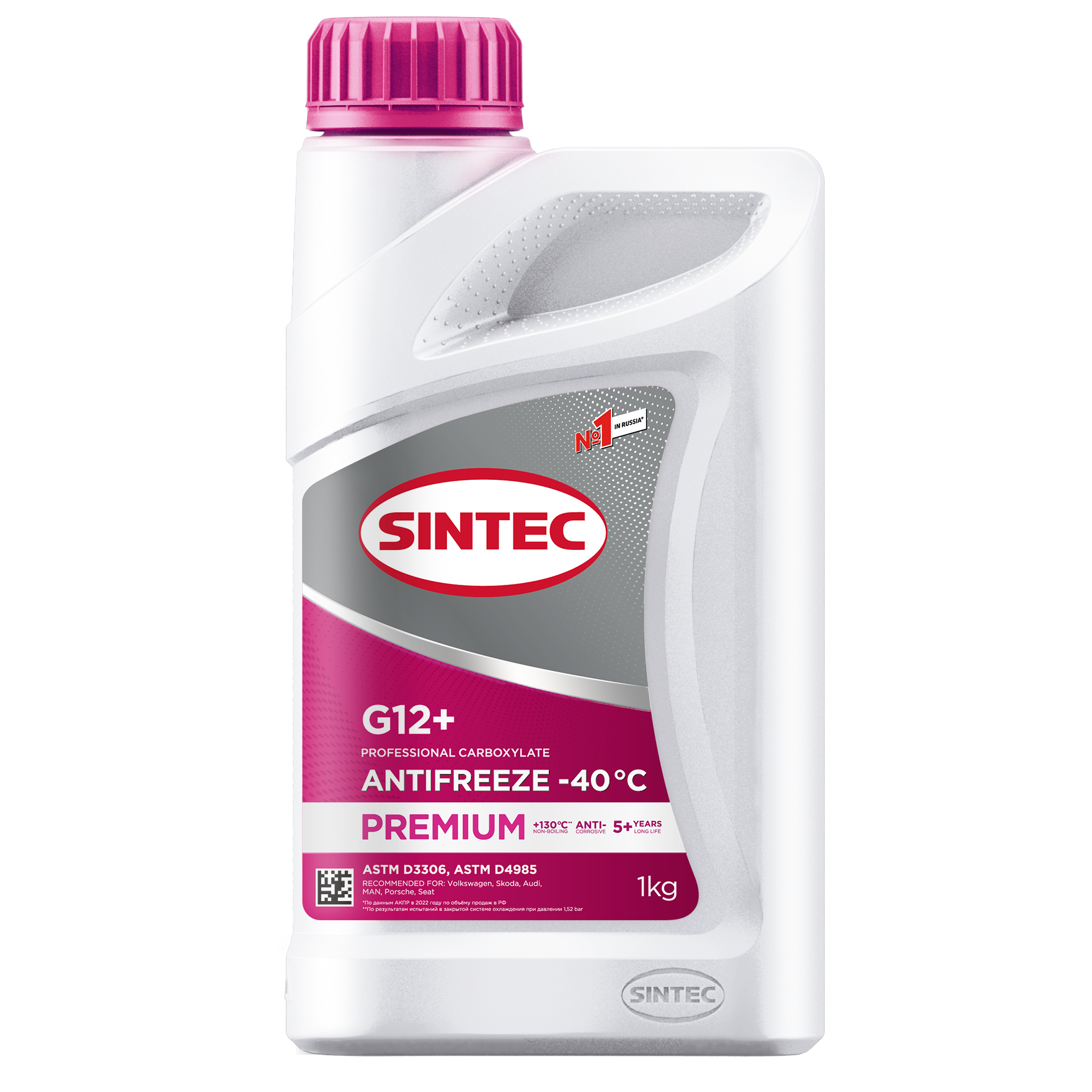 Sintec Aнтифриз РREМIUM G12+ красный 1кг