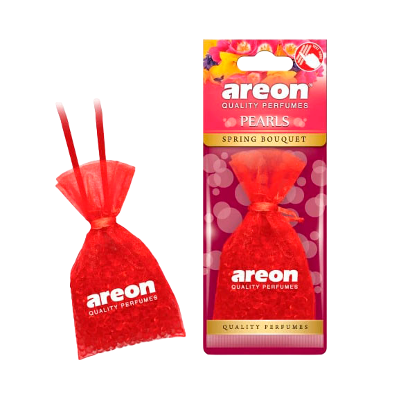 Ароматизатор для автомобиля AREON "PEARLS" "Spring Bouquet"