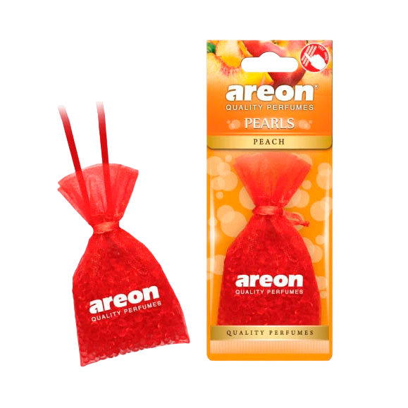 Ароматизатор для автомобиля AREON "PEARLS" PEACH