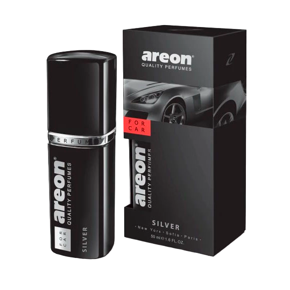 Ароматизатор для автомобиля AREON "PERFUME 50 ML" SILVER