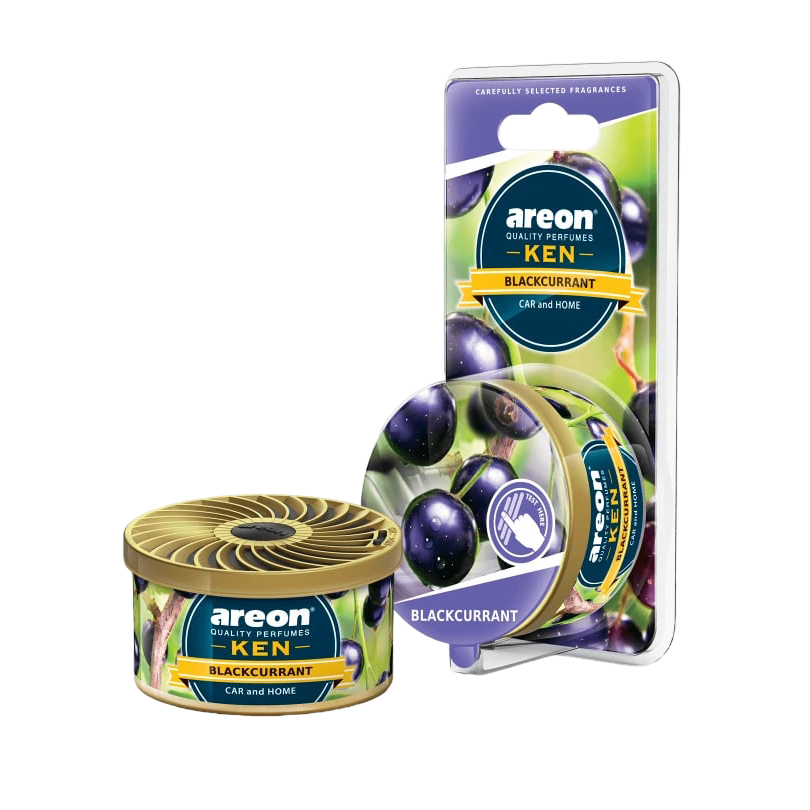 Ароматизатор для автомобиля AREON "KEN BLISTER" BLACKCURRANT AKB04