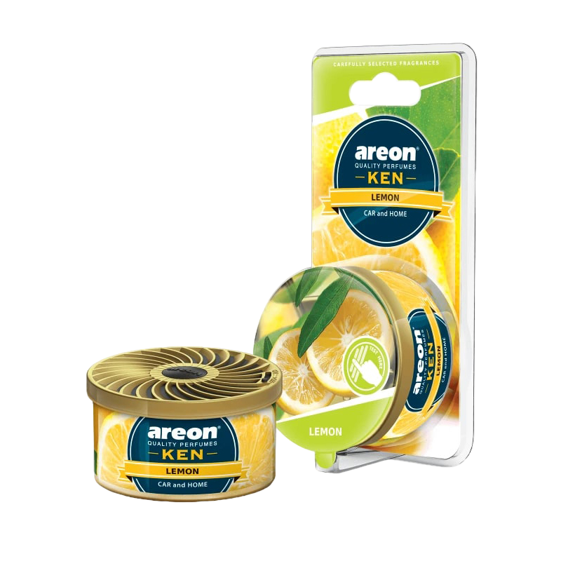 Ароматизатор для автомобиля AREON "KEN BLISTER" LEMON AKB05