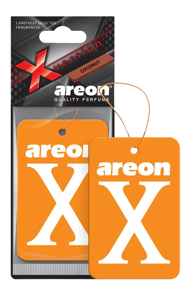 Ароматизатор для авто AREON "REFRESHMENT" X-VER COCONUT (кокос) AXV04