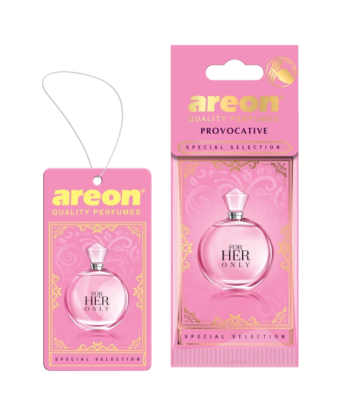 Ароматизатор для автомобиля AREON "SPECIAL SELECTION" Provocative (Провокационный) SS08