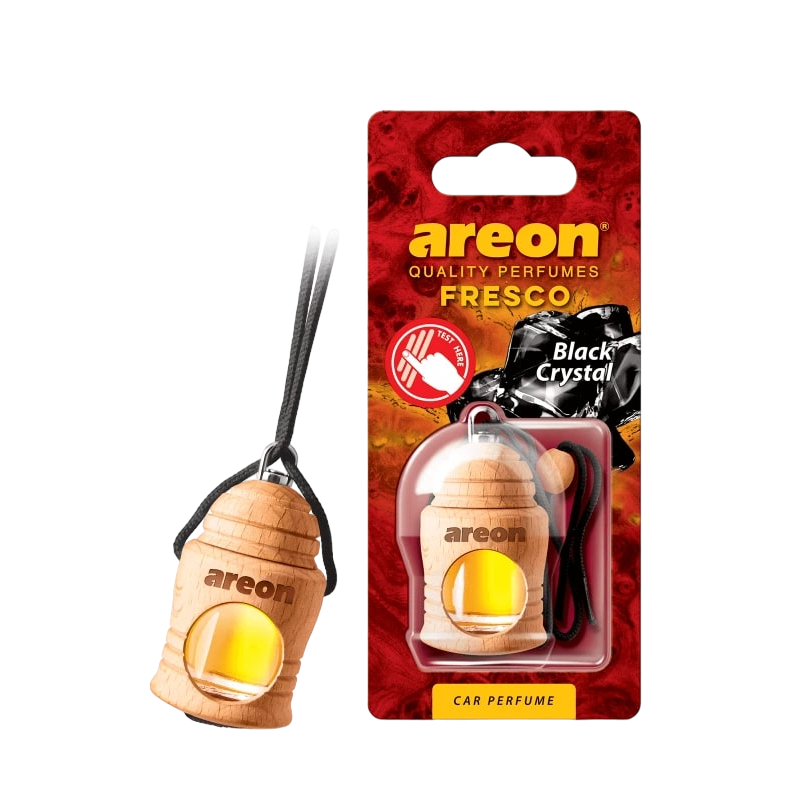 Ароматизатор для автомобиля AREON "FRESCO" BLACK CRYSTAL FRTN17