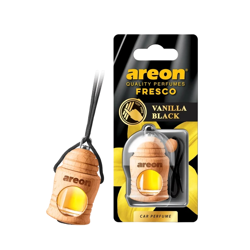 Ароматизатор для автомобиля AREON "FRESCO" VANILLA BLACK FRTN31